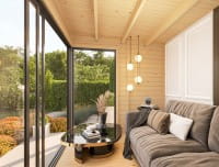 Lasita Maja Gartenhaus Austin 3 Innenansicht
