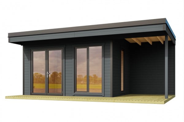 Lasita Maja Gartenhaus Domeo 7 Carbongrau