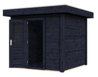 Lugarde Gartenhaus München 250 x 250 cm schwarz