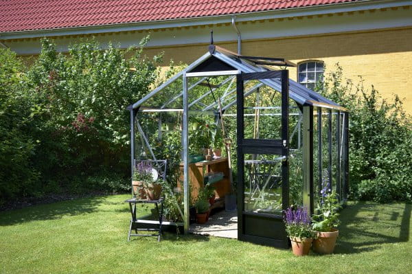  Juliana Compact 6,6 m² Gewächshaus Alu/Schwarz