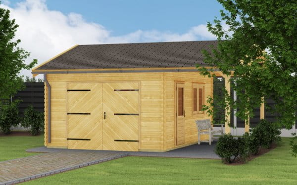 Woodpro Holzgarage 26489