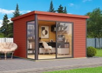Lasita Maja Gartenhaus Domeo 1 Schwedenrot
