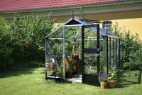  Juliana Compact 6,6 m² Gewächshaus Alu/Schwarz