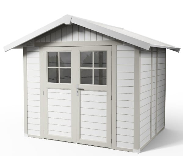 Grosfillex Kunststoff Gartenhaus Deco H 4,9