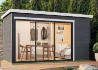 Lasita Maja Gartenhaus Austin 4 carbongrau
