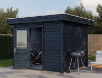 Lugarde Gartenhaus Hannover 300 x 250 cm schwarz