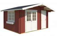 Lasita Maja Gartenhaus Borkum 5 schwedenrot