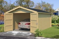 Satteldach Holzgarage Mauritius 330 x 510 cm naturbelassen Lasita Maja