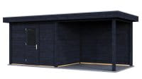 Lugarde Gartenhaus Nürnberg 588 x 250 cm schwarz