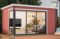 Lasita Maja Gartenhaus Austin 6 schwedenrot