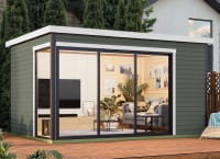 Lasita Maja Gartenhaus Austin 6 grüngrau