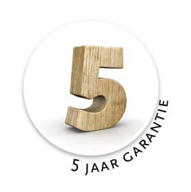 5 Jahre Garantie auf Herstellungs- und Konstruktionsfehler