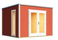Lasita Maja Gartenhaus Palermo 1 Schwedenrot