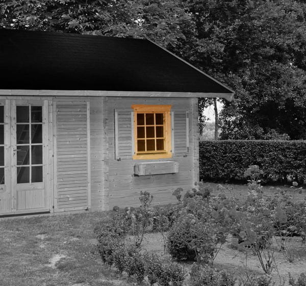 Einzelfenster für Wochenendhaus Caroline - Fenstermaß: B 88,2 x H 88,2 cm