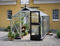 Juliana Compact 8,2 m² Gewächshaus Alu/Schwarz