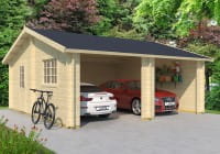 Lugarde Holzgarage selbst entwerfen