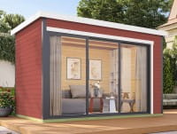 Lasita Maja Gartenhaus Austin 3 schwedenrot