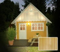 Schwedenhaus 4 mit Klöntür Sockelmaß: 390 x 390 cm 