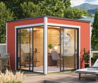 Lasita Maja Gartenhaus Palermo 3 Schwedenrot