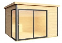 Lasita Maja Gartenhaus Domeo 1 unbehandelt