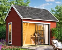 Lasita Maja Gartenhaus Murano 2 schwedenrot
