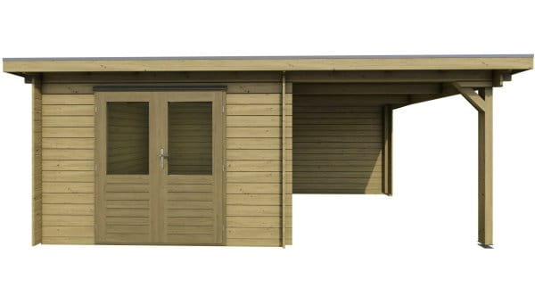 Woodpro Gartenhaus Jasmine 5,47 x 2,50 cm