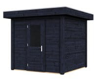 Lugarde Gartenhaus München 250 x 250 cm schwarz