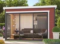 Lasita Maja Gartenhaus Austin 5 schwedenrot