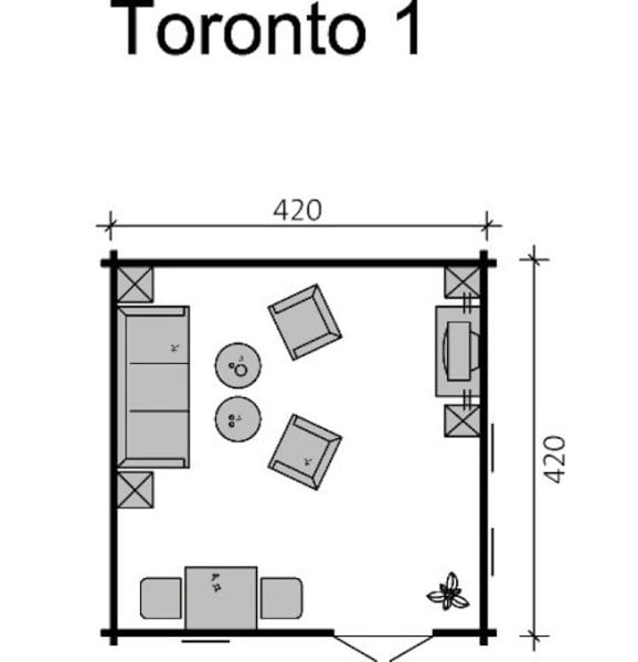 Skan Holz Freizeithaus Toronto 1 Grundriss