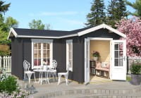 Lasita Maja Gartenhaus Portsmouth carbongrau