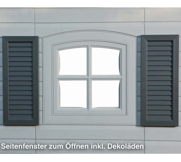 2 x Seitenfenster zum Öffnen inkl. Dekoläden