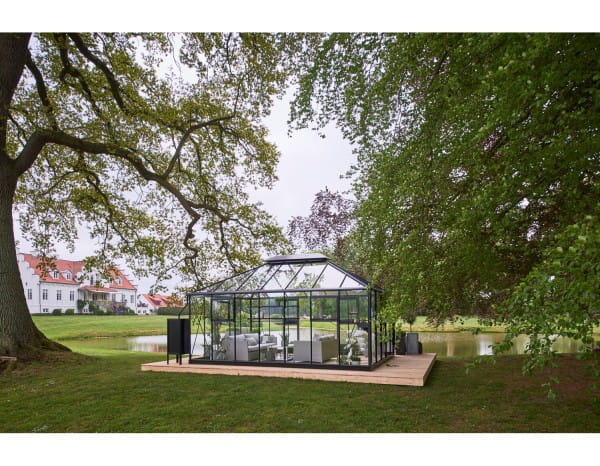 Juliana Gewächshaus Grand Oase ESG 3 mm Anthrazit 18,8 m²