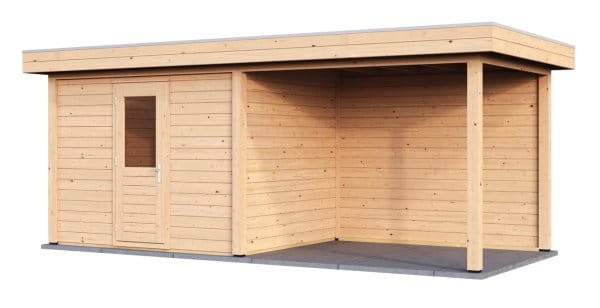 Lugarde Gartenhaus Nürnberg 588 x 250 cm unbehandelt