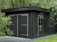 Lugarde Holzgarage im Blockhausstil Devon G2