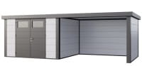 Metallgerätehaus Classico 3330 mit Lounge Large weiß Rechts