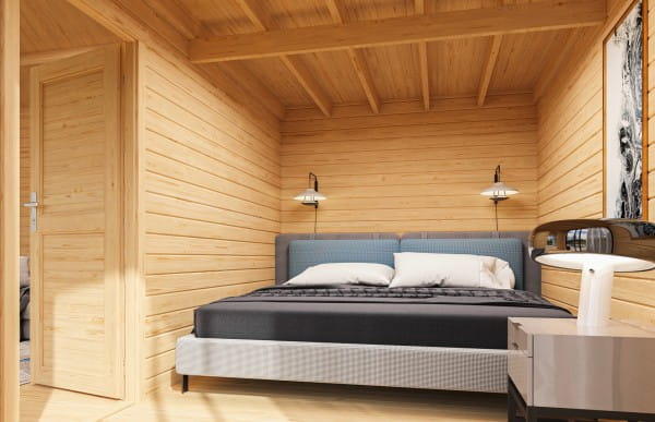 Lasita Maja Gartenhaus Murano 3 Innenansicht