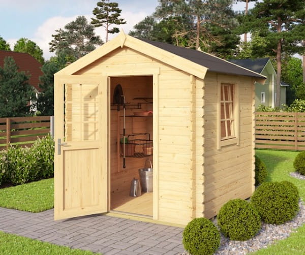Lasita Maja Gartenhaus Wels 1 naturbelassen