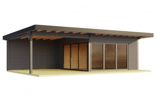 Lasita Maja Gartenhaus Domeo 10 Carbongrau