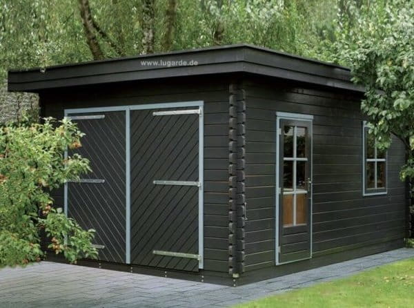 Lugarde Holzgarage im Blockhausstil Devon G2