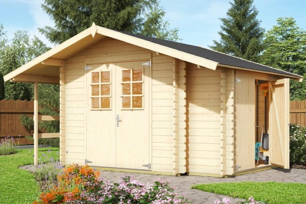 Gartenhaus Vilano 2 von Lasita Maja unbehandelt