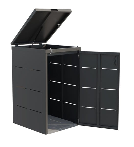 Mülltonnenbox Cestino granitgrau