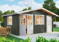 Gartenhaus Borkum 6 grüngrau von Lasita Maja