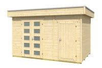 Skan Holz Gartenhaus Venlo 3, 380 x 250 cm, natur