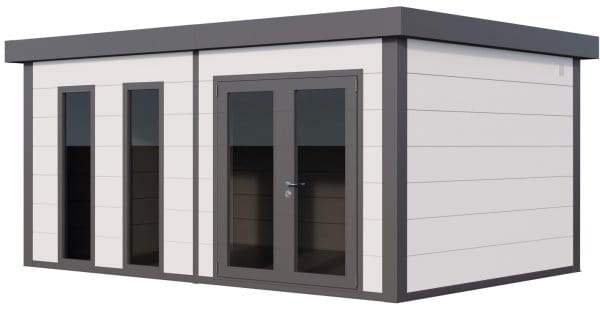 Telluria Metallgerätehaus Luminato 5436 weiss