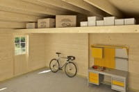 Lagerboden für Holzgarage Falkland von Lasita Maja