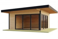 Lasita Maja Gartenhaus Domeo 9 unbehandelt