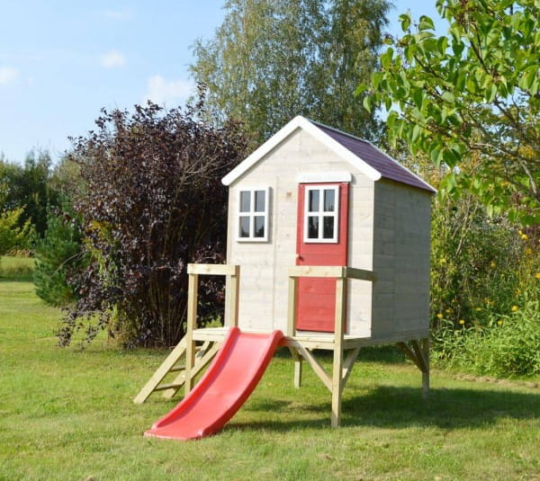 Wendi Toys Kinderspielhaus Löwe Spielturm inkl. Veranda & Rutsche