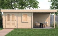  Lugarde Gartenhaus Hamm 676 x 300 cm unbehandelt