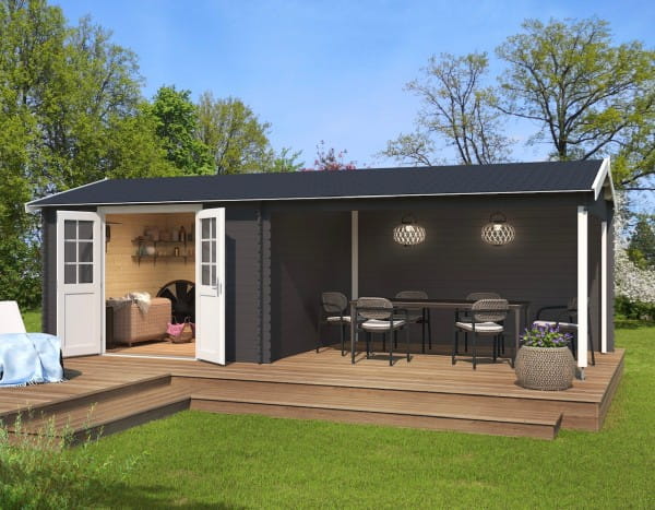 Lasita Maja Gartenhaus Amarillo Carbongrau