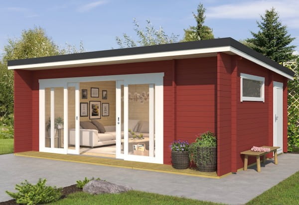 Gartenhaus Java von Lasita Maja Schwedenrot